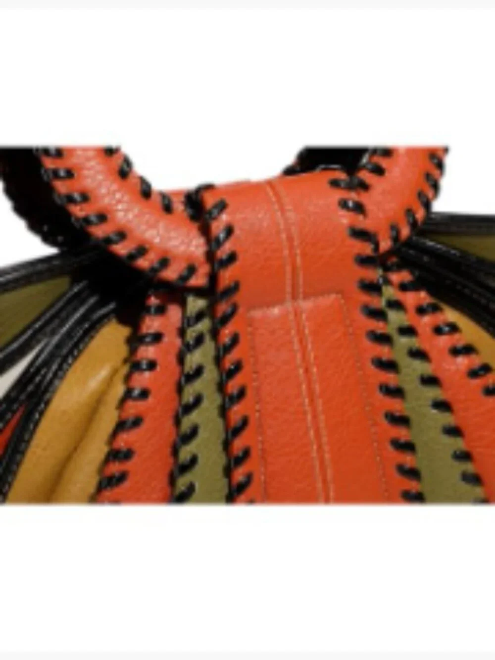Multicolor Designer Satchel Faux Leather Shoulder Bag